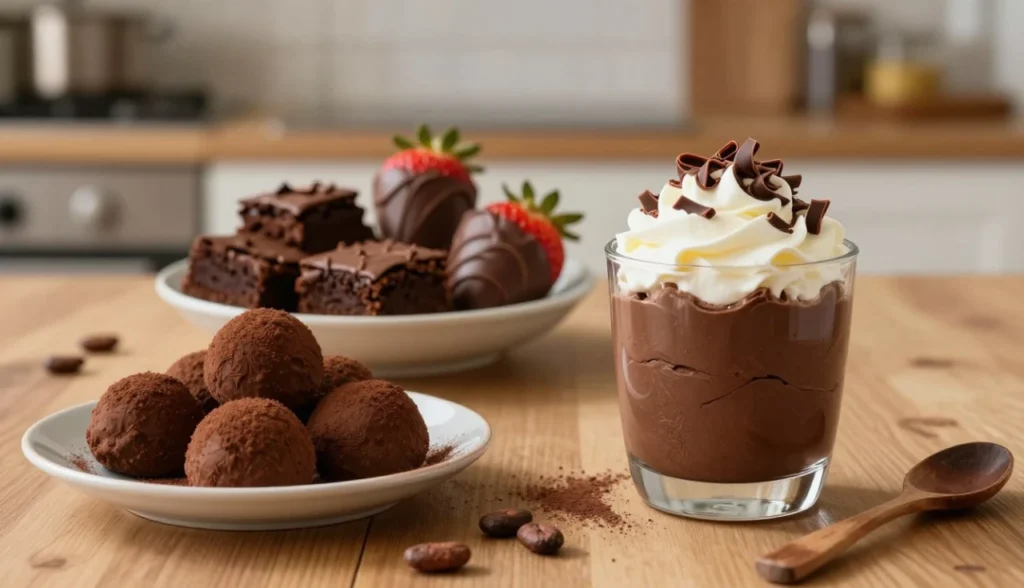 Receitas de sobremesa de chocolate