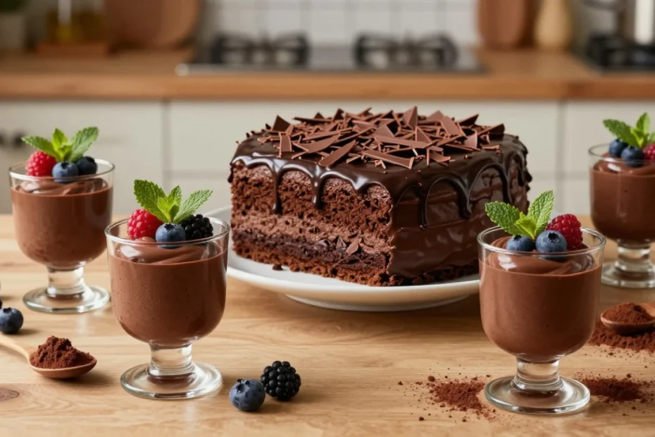 Aprenda a fazer sobremesa de chocolate irresistível