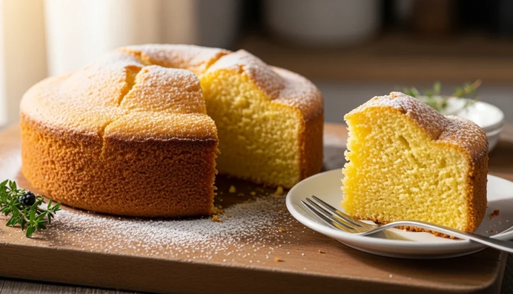 Receita de bolo de fubá super fofinho