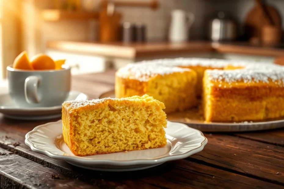 Receita de bolo de fubá super fofinho