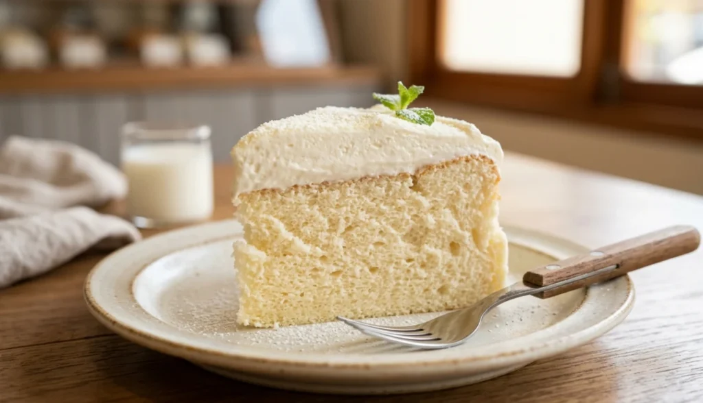 Receita de bolo de leite fofinho